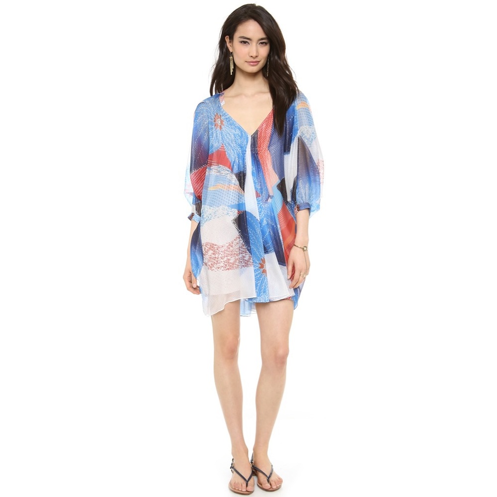 DVF | Fleurette Batik Silk Kaftan
